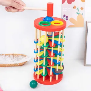 لعبة دوّارة ملونة ، خشبية ، للأطفال, لعبة دوّارة . Colorful Spinning Top Wooden Toy for Kids, Colorful