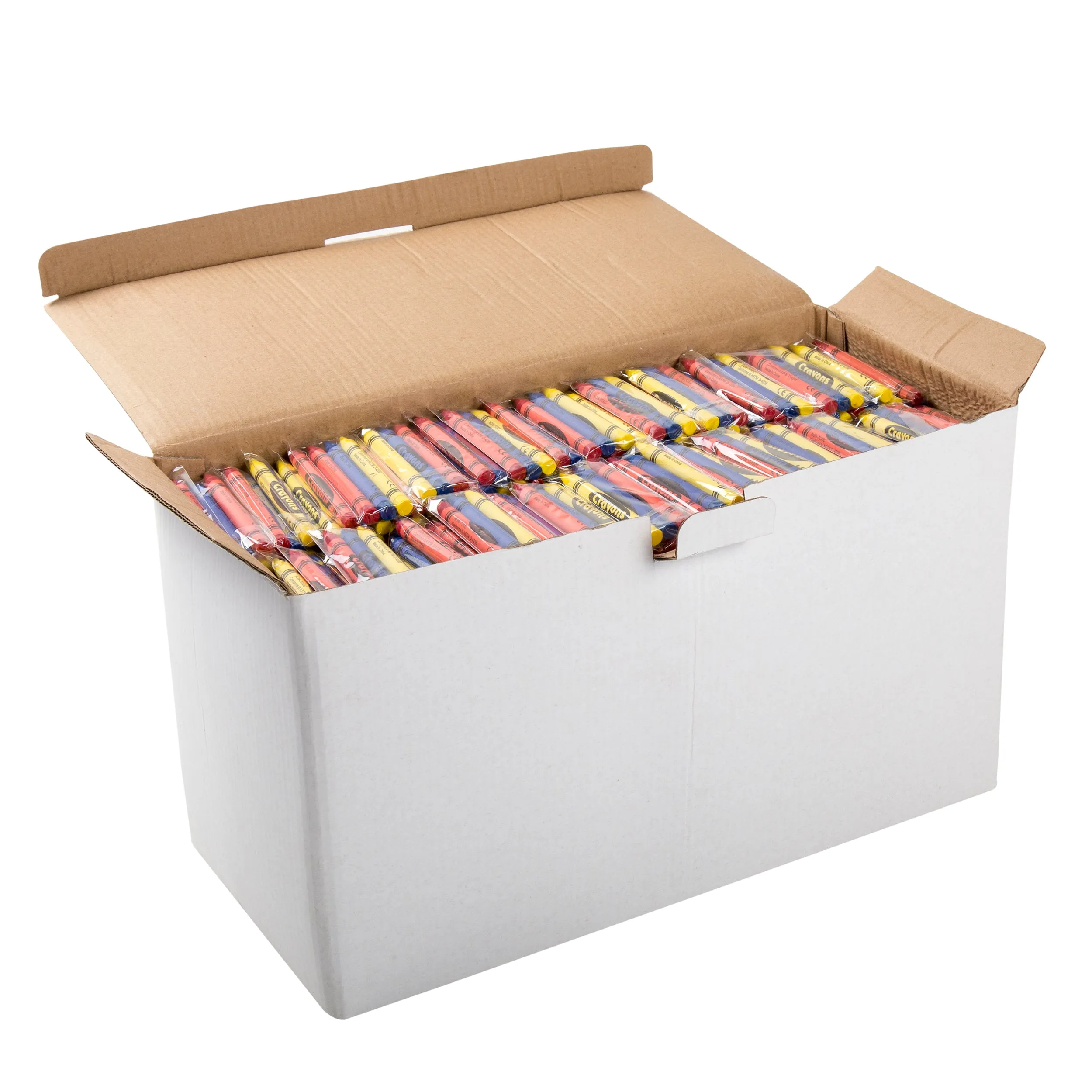 3-Color Pack Cello Wrapped Crayons, Case of 720