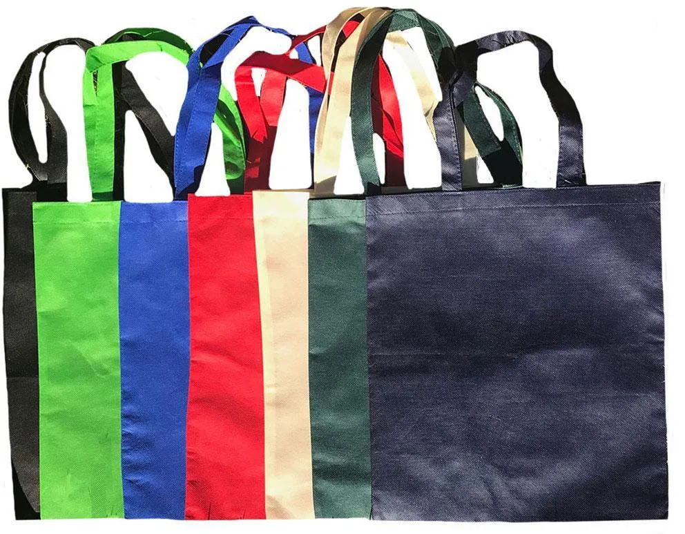 50 Lot Reusable Grocery Shopping Tote Bags Recycled Eco Friendly Light Wholesale Bulk