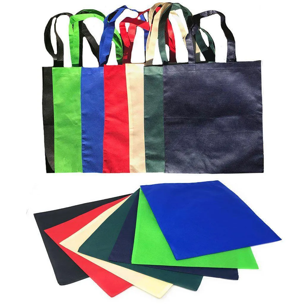 50 Lot Reusable Grocery Shopping Tote Bags Recycled Eco Friendly Light Wholesale Bulk