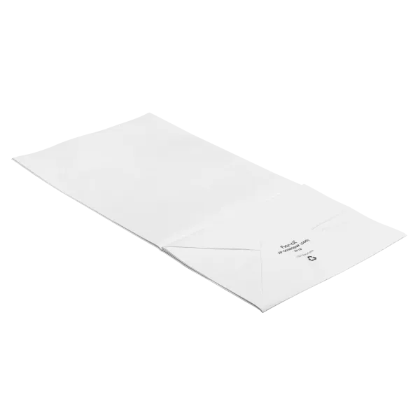 [500 ct] 20 lb Paper Bag, White