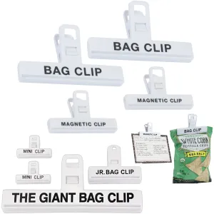8 Pc Multi Purpose Magnetic Bag Clips Food Chip Clip Sealing Refrigerator Magnet