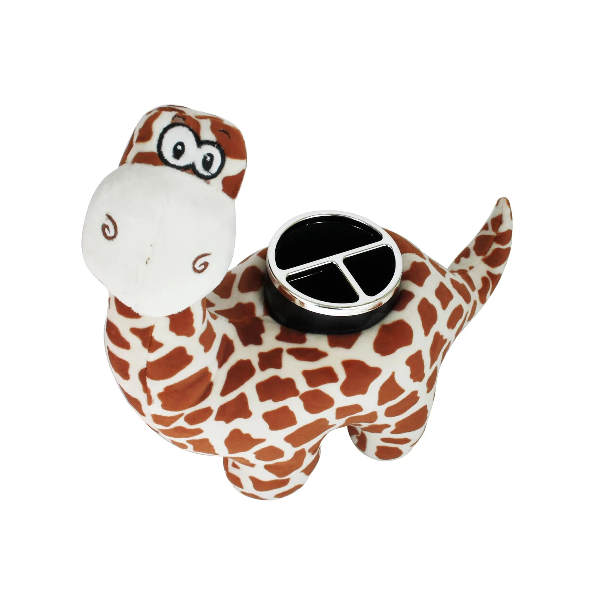 Adorable Dino Plush Pen Holder - Soft & Cuddly Desk Accessory for Kids