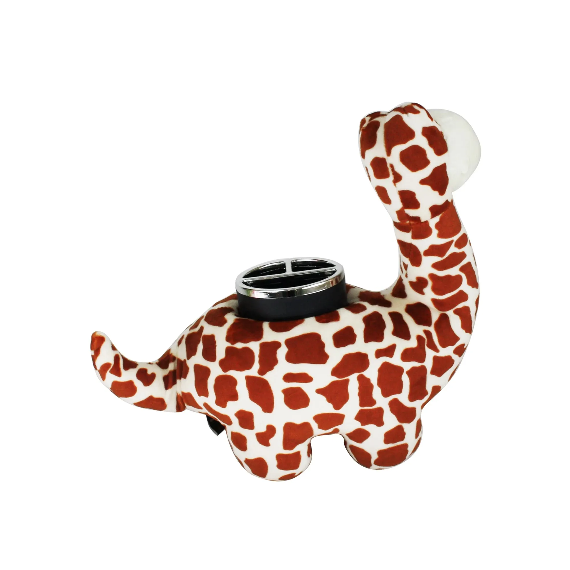 Adorable Dino Plush Pen Holder - Soft & Cuddly Desk Accessory for Kids