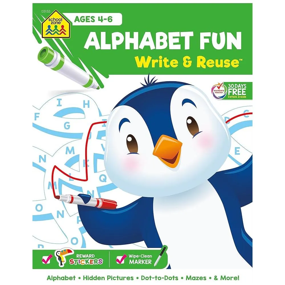 Alphabet Fun Write & Re-Use