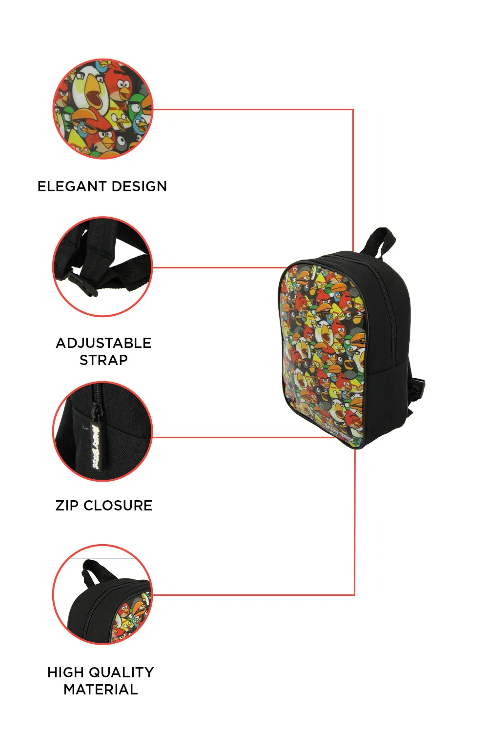 Angry Birds Small Kids Back Pack