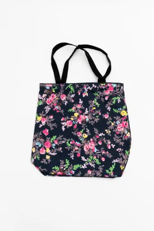 Artwork Tote Bag, Flowery