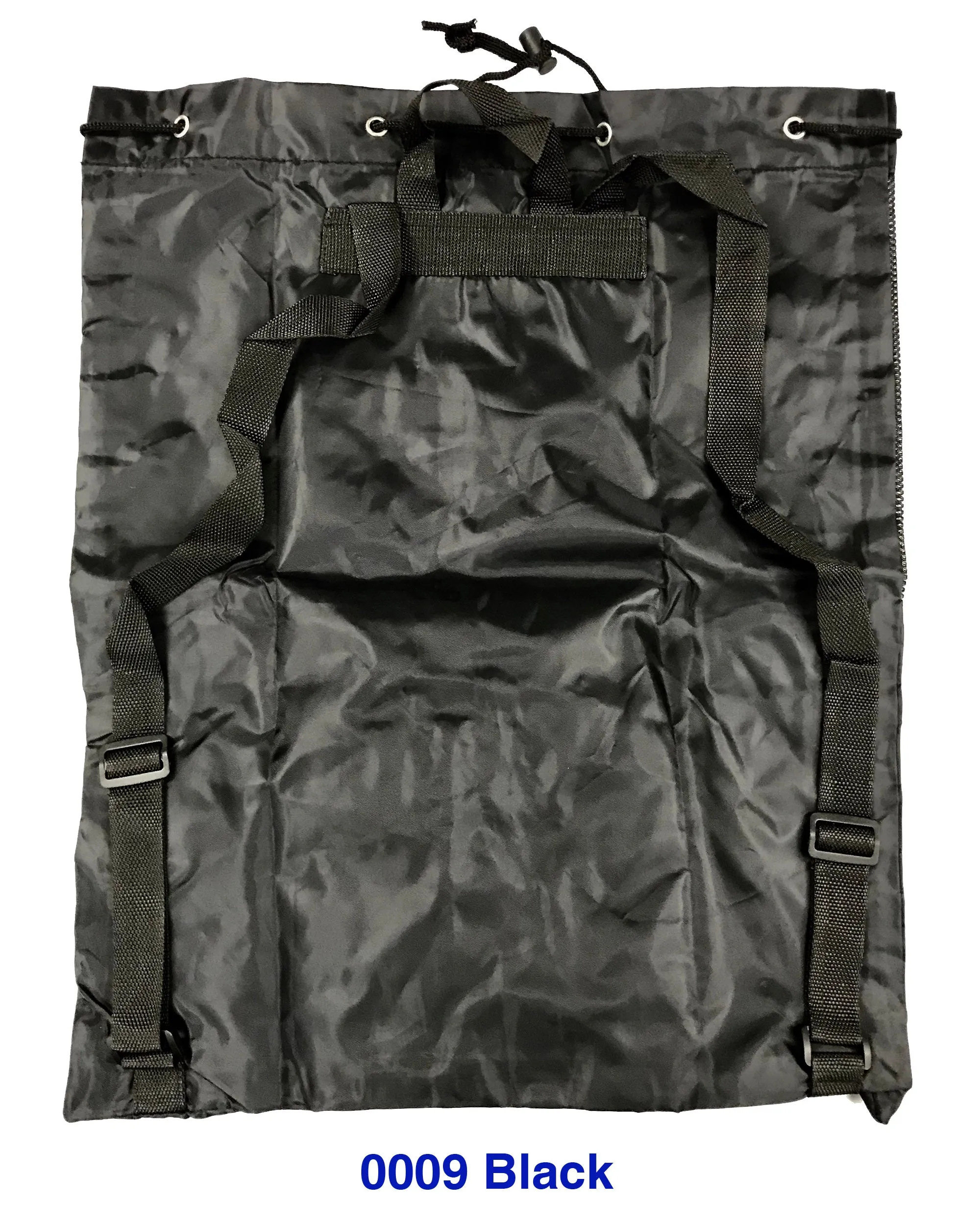 Bag - Drawstring Mesh Backpack With Pockets