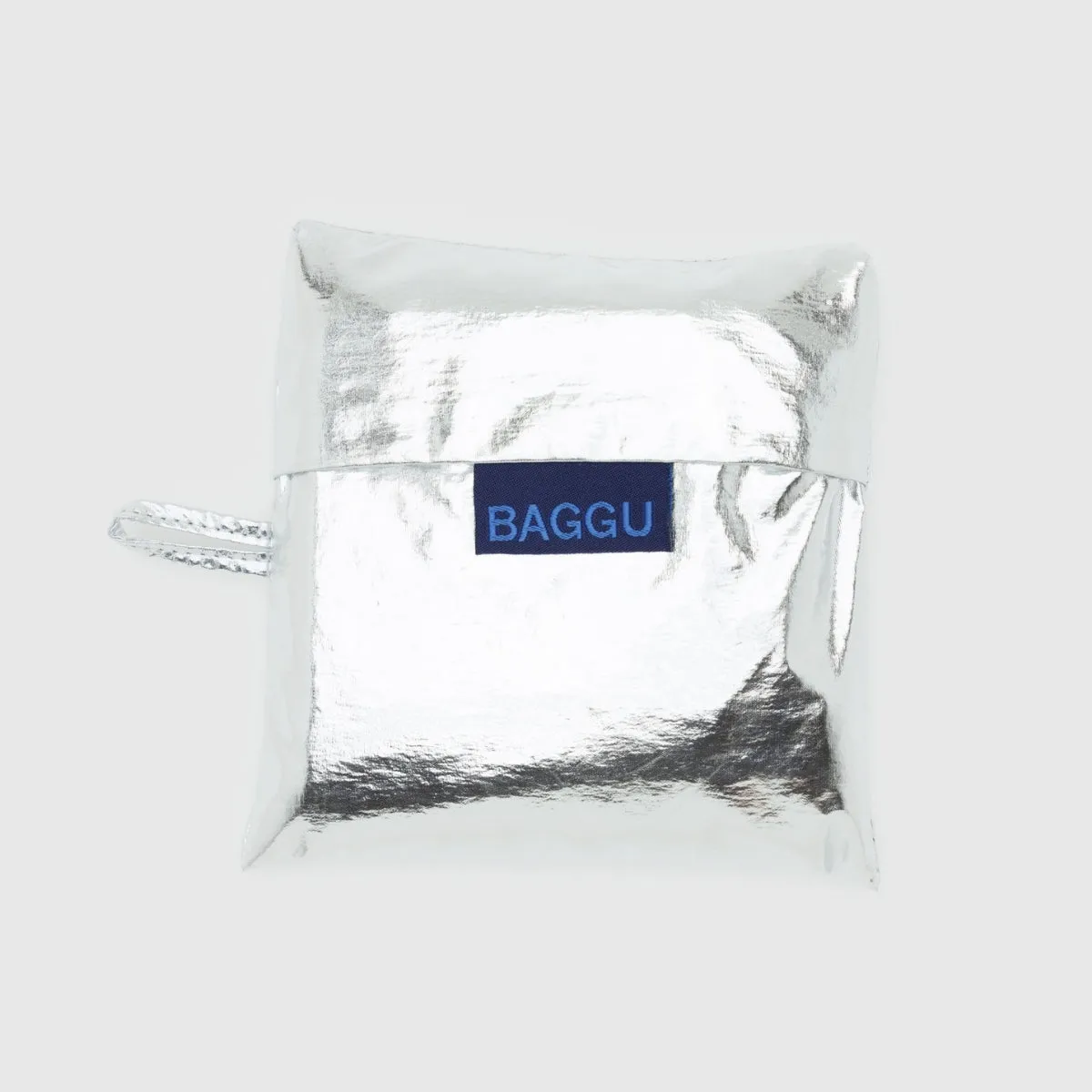 Baggu Standard Bag in Metallic Silver