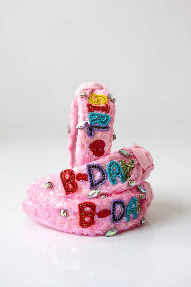 Beaded Headband - Birthday Girl