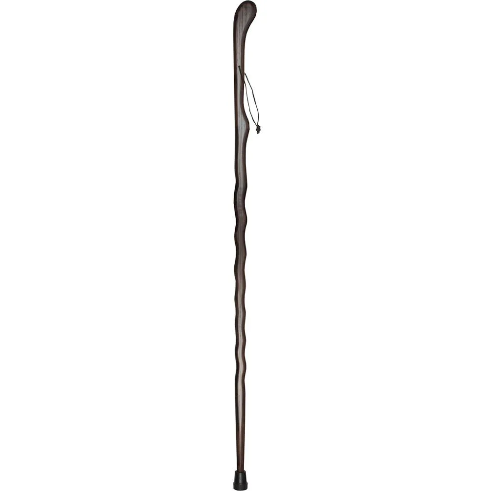 Black Ash Riverbend Hiking Staff: Durable & Natural Design