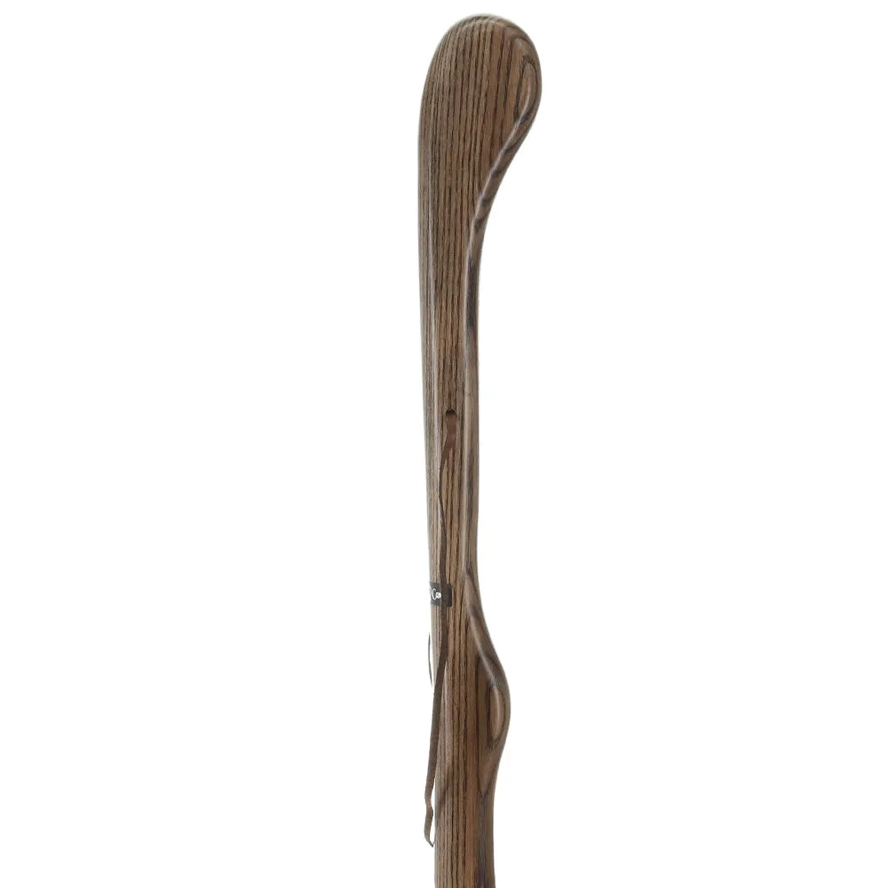 Black Ash Riverbend Hiking Staff: Durable & Natural Design