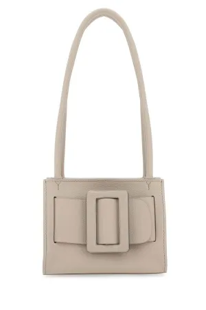 Boyy Women Dove Grey Leather Bobby 18 Soft Shoulder Bag
