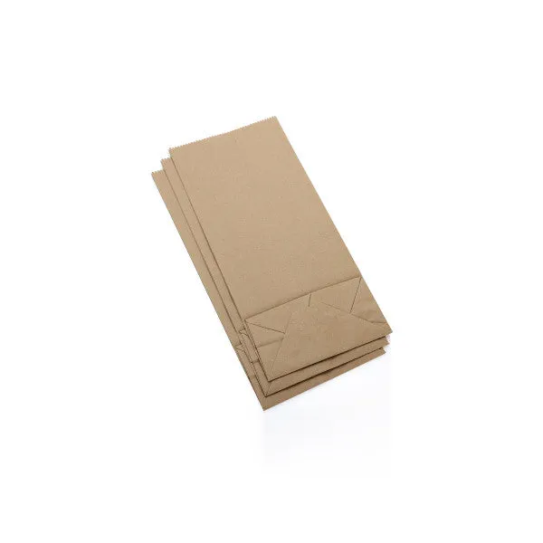 Brown Kraft Paper Bags No.5 12.5x27 6.5cm 50pack