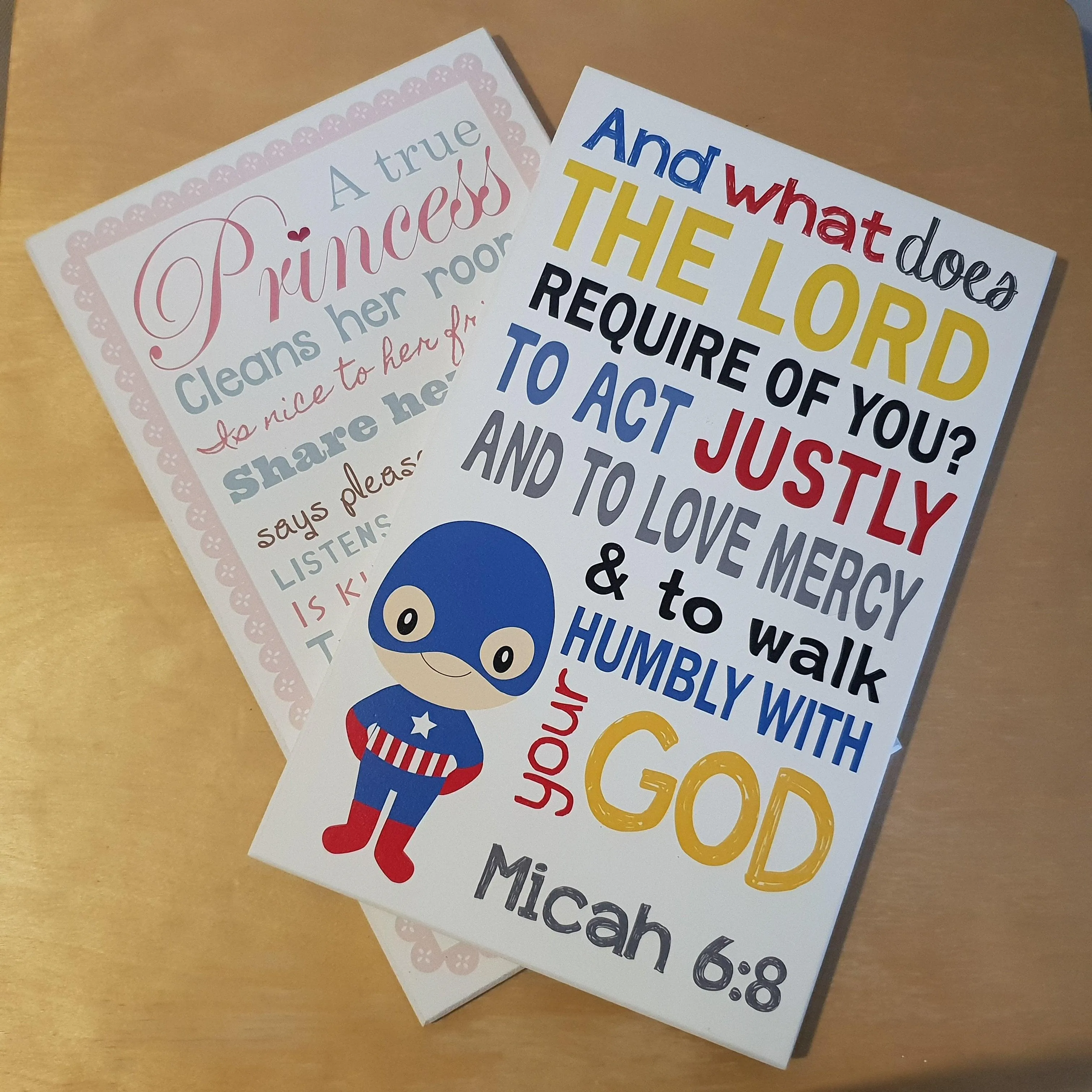 C&F Wooden Quote Plaque - Any 2 Bundle Discount
