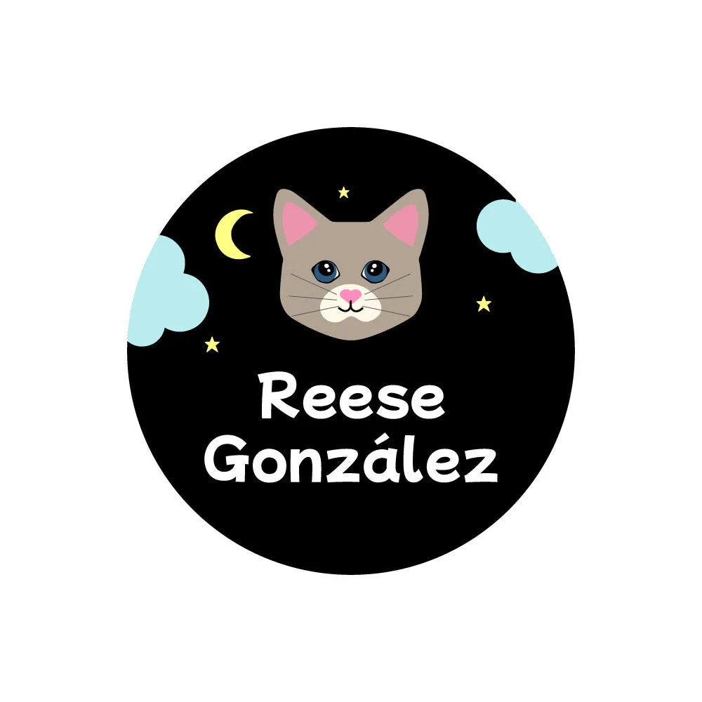 Cats Name Labels