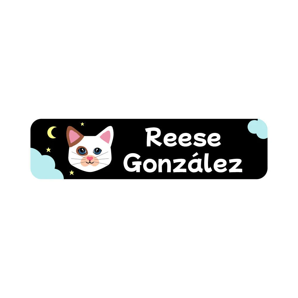 Cats Name Labels