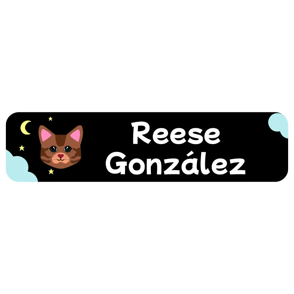 Cats Name Labels