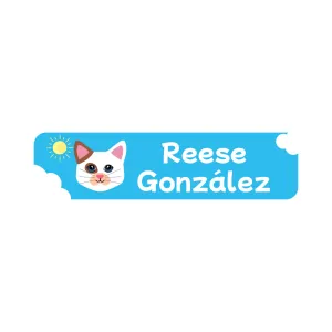 Cats Name Labels