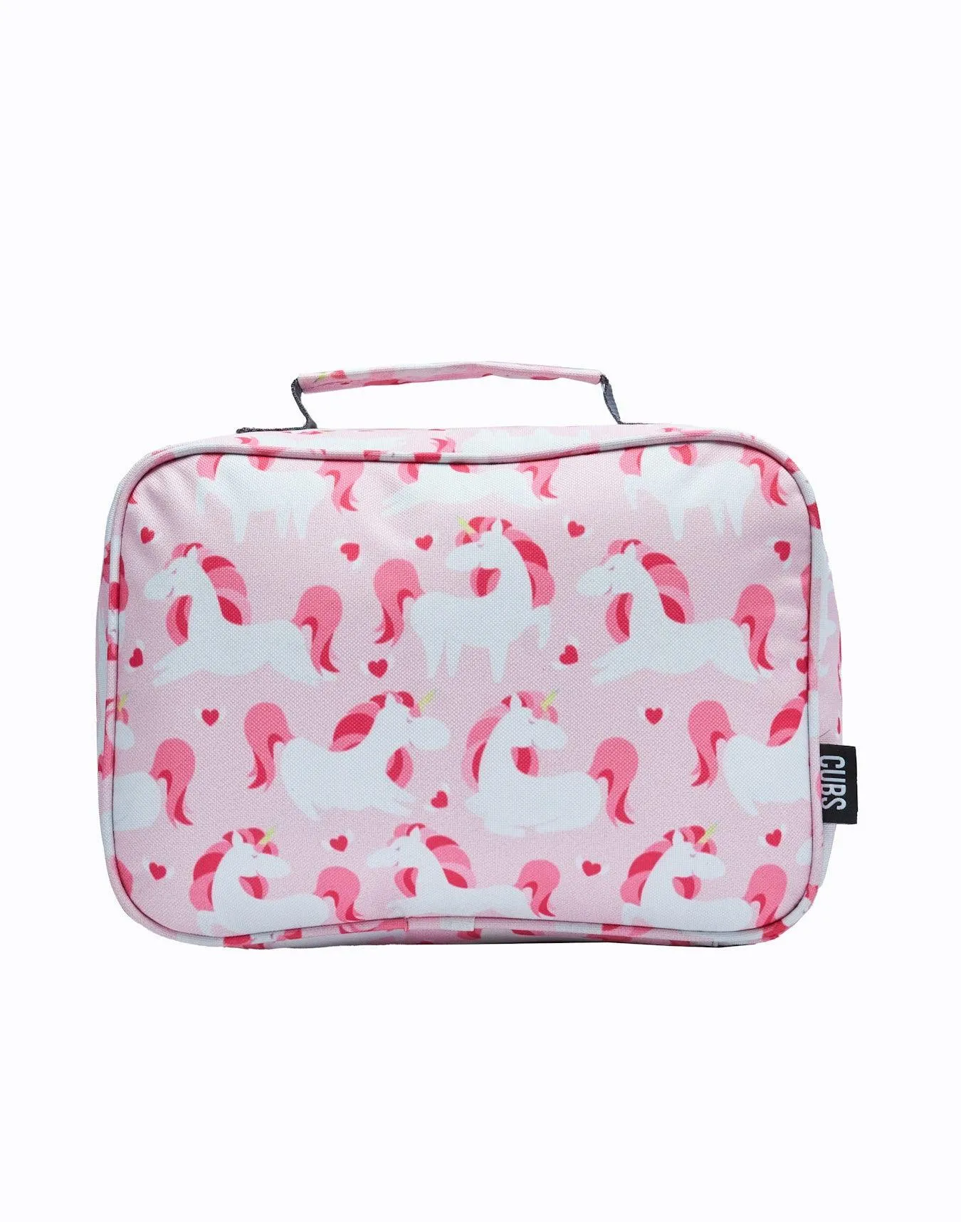 CUBS CUTE PINK UNICORN BIG AND BASIC LUNCH BAG