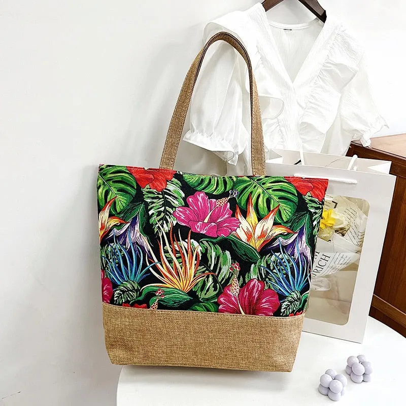 deanwangkt New Washable and Reusable Grocery Shopping Bags for Women's Travel Shoulder Tote Bags with Large Handbags
