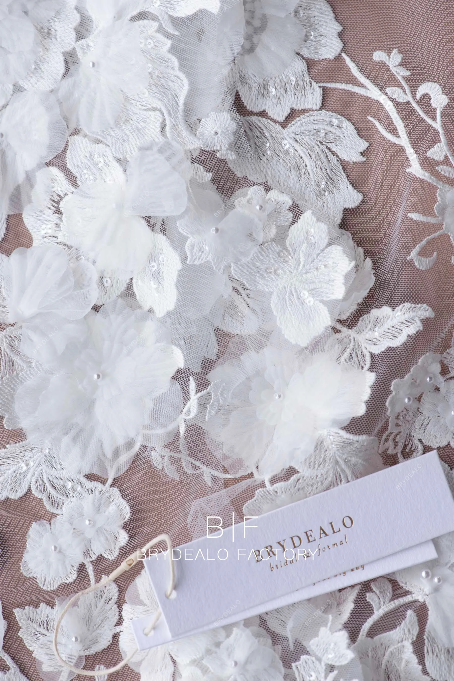 Designer Exquisite 3D Flower Lace Appliques Online