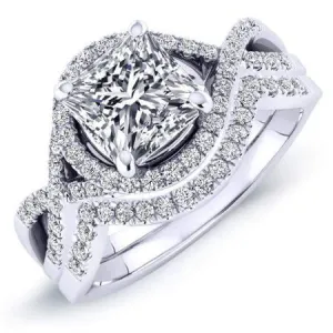 Dianella - Princess Lab Diamond Bridal Set (IGI Certified)