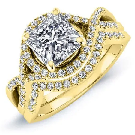 Dianella - Princess Lab Diamond Bridal Set (IGI Certified)