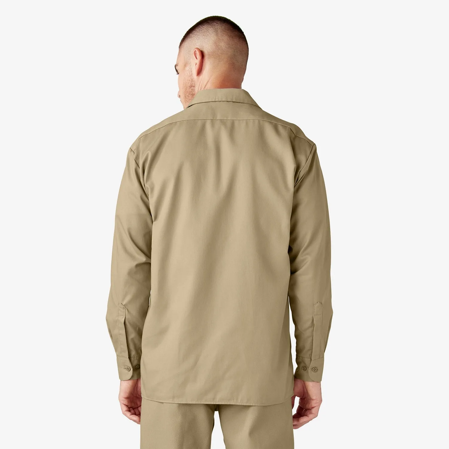Dickies Men's Long Sleeve Button-Down Work Shirt