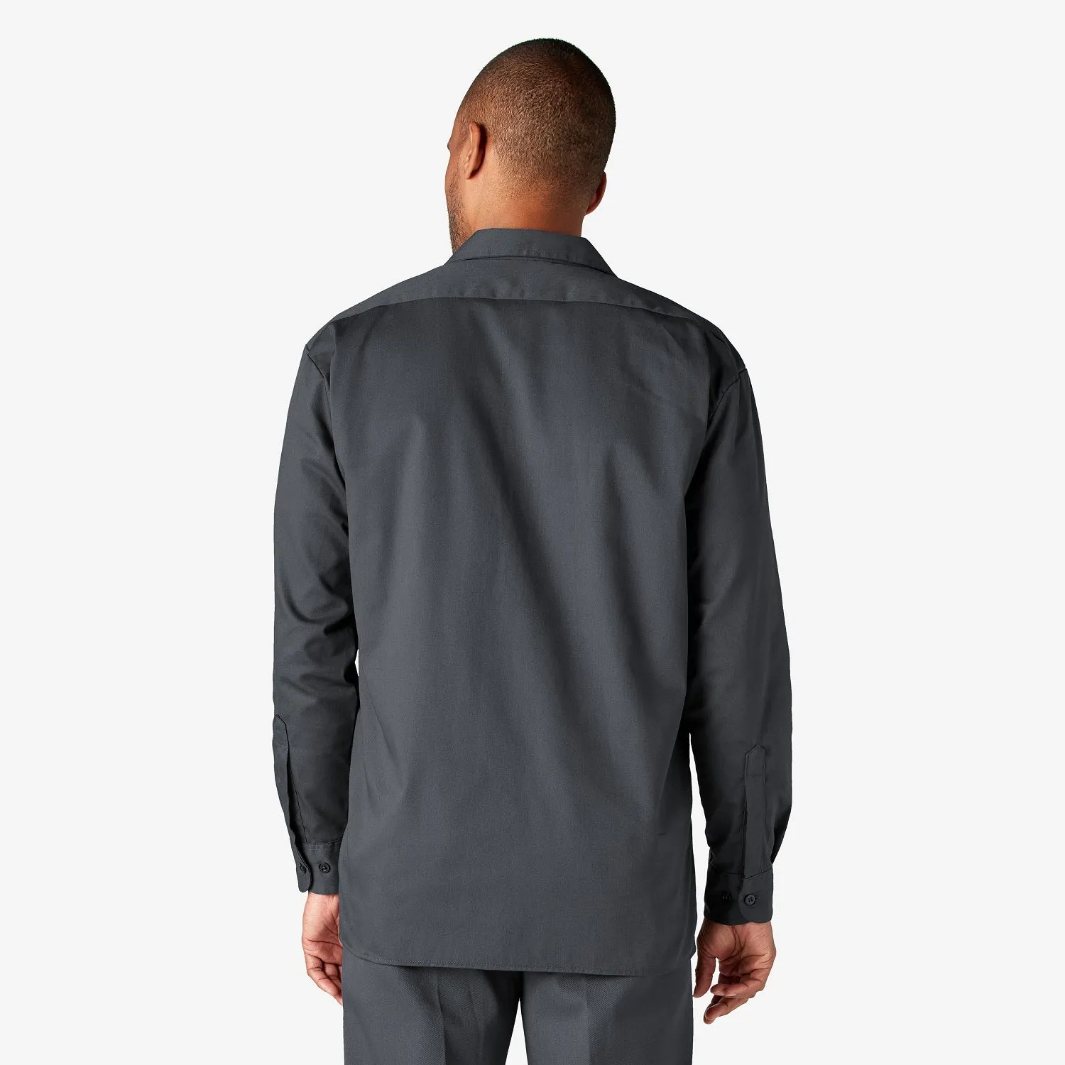 Dickies Men's Long Sleeve Button-Down Work Shirt