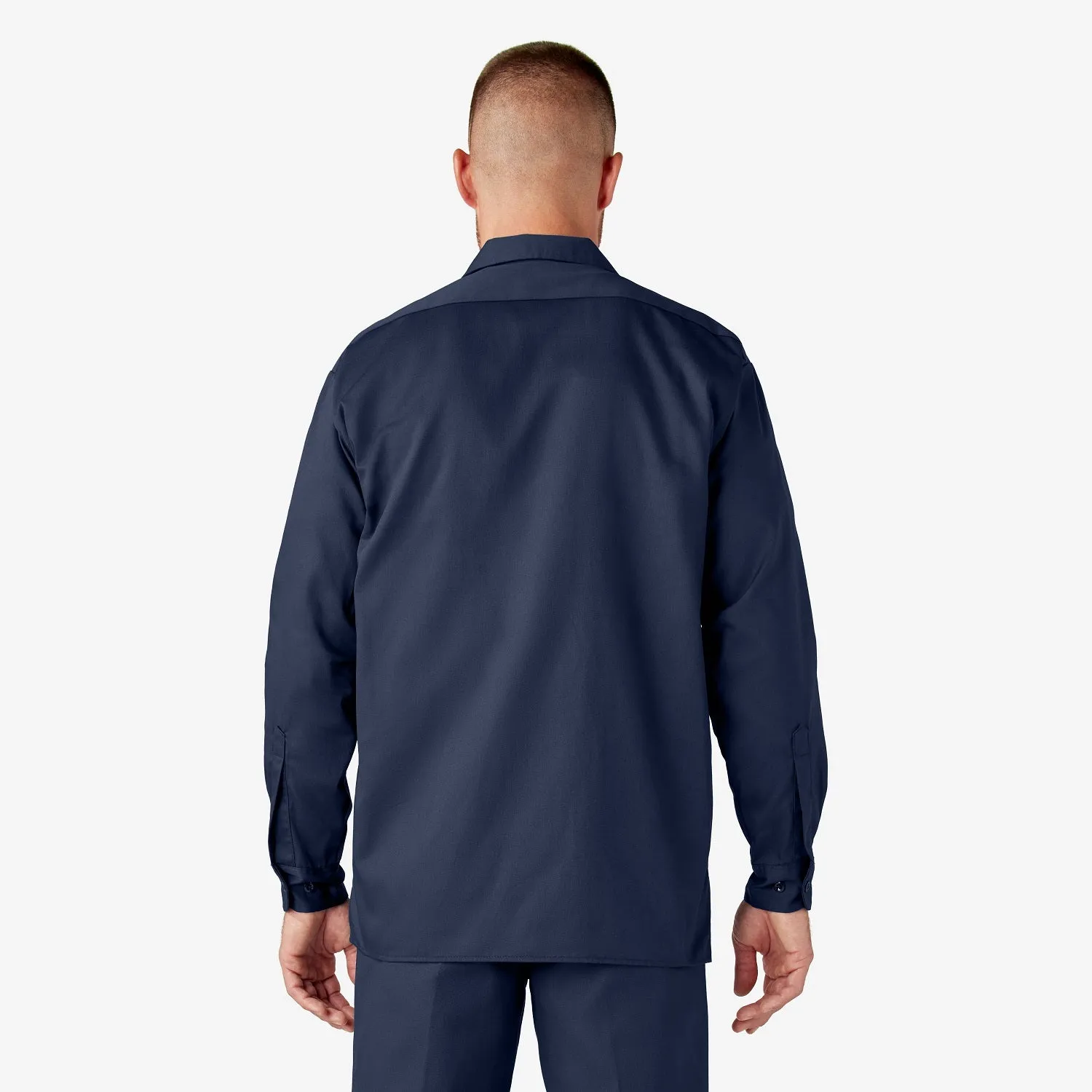 Dickies Men's Long Sleeve Button-Down Work Shirt