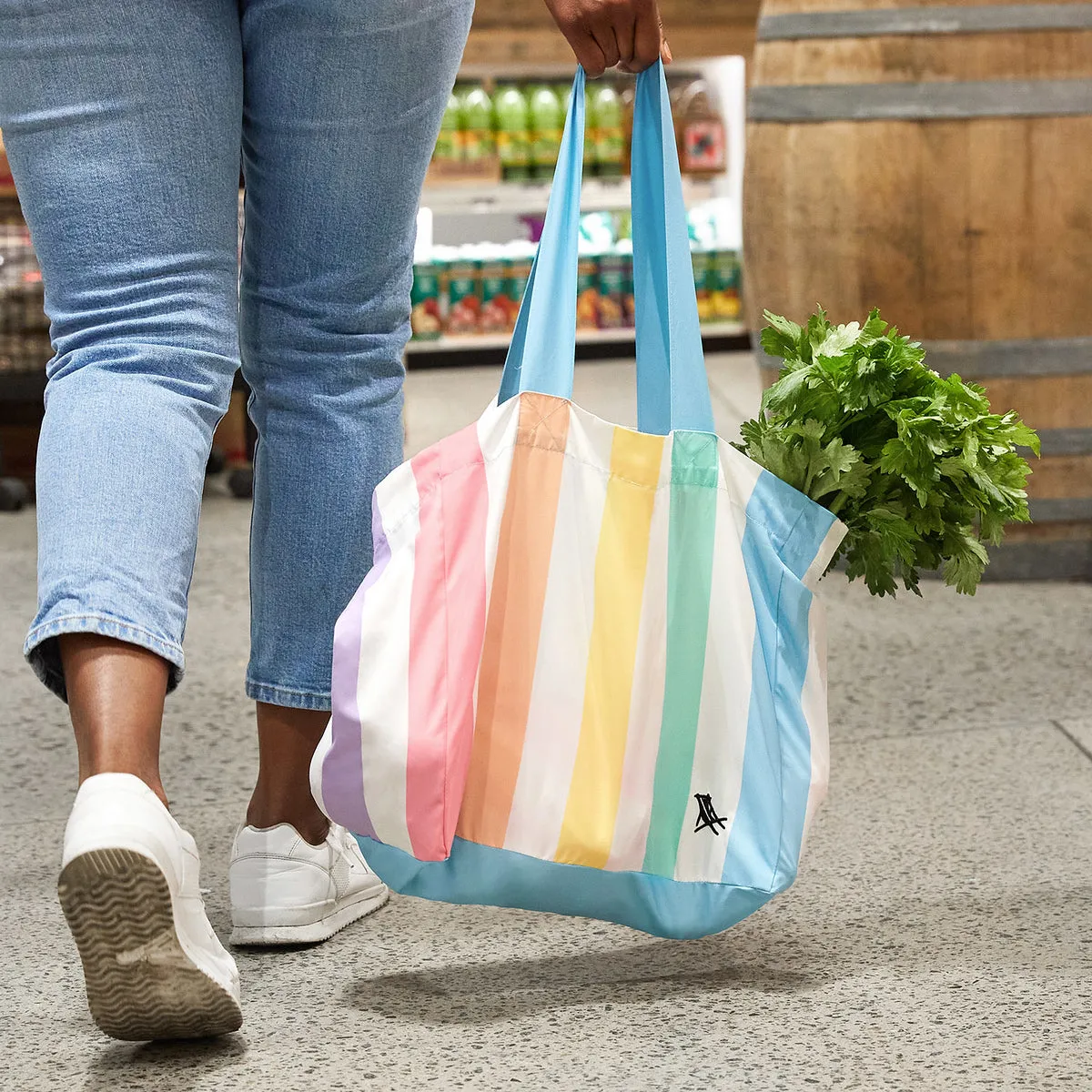 Dock & Bay Everyday Bag - Compact & Foldable Beach Bag, Made from 100% Recycked