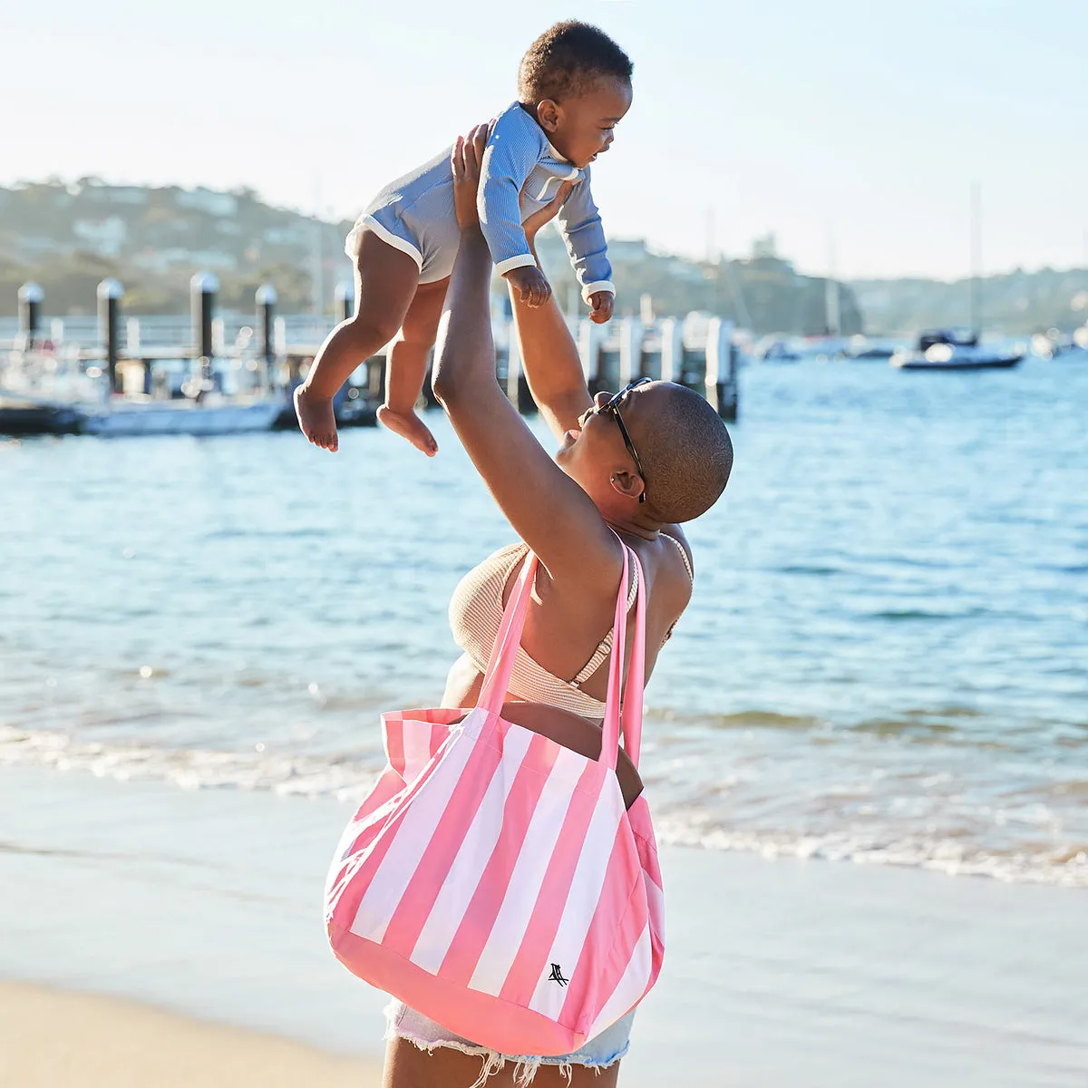 Dock & Bay Everyday Bag - Compact & Foldable Beach Bag, Made from 100% Recycked