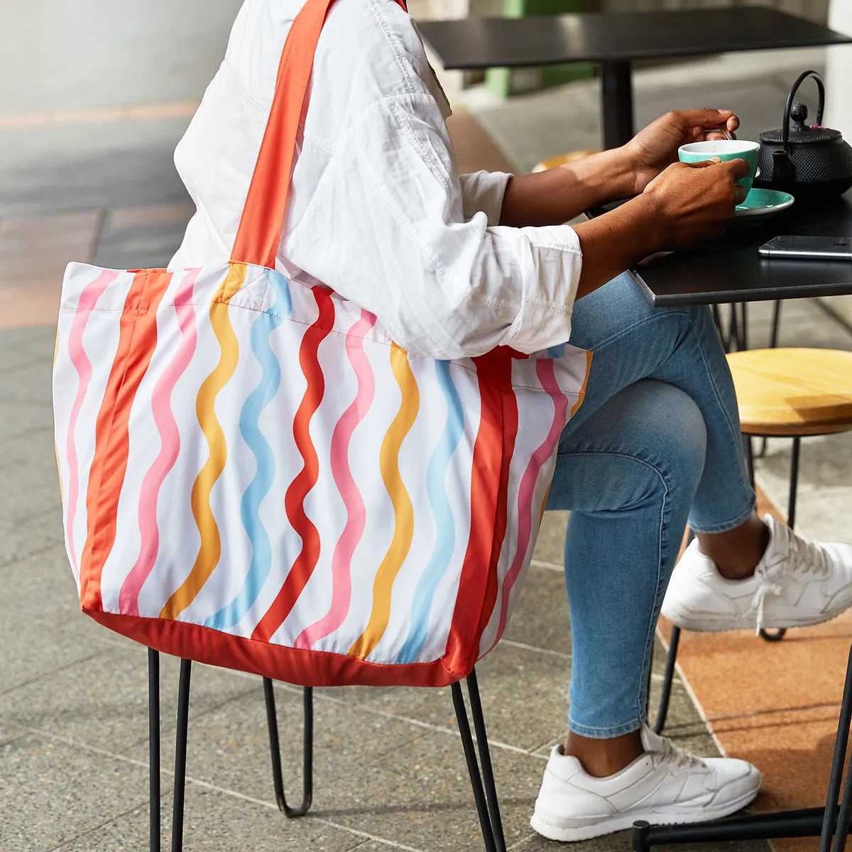 Dock & Bay Everyday Bag - Compact & Foldable Beach Bag, Made from 100% Recycked