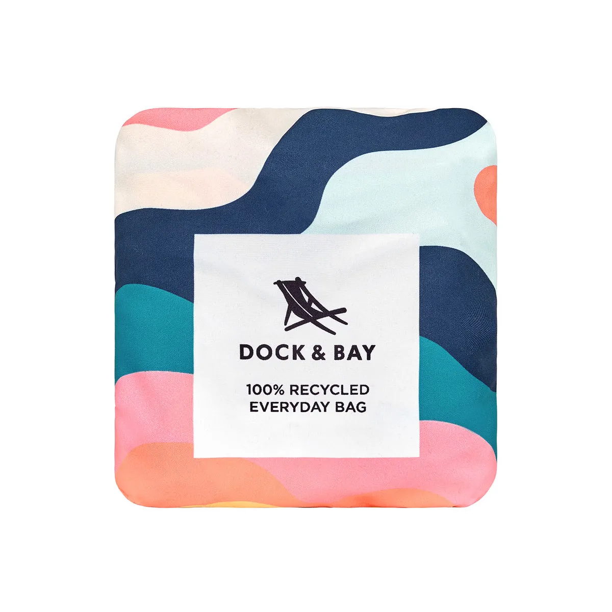 Dock & Bay Everyday Bag - Compact & Foldable Beach Bag, Made from 100% Recycked