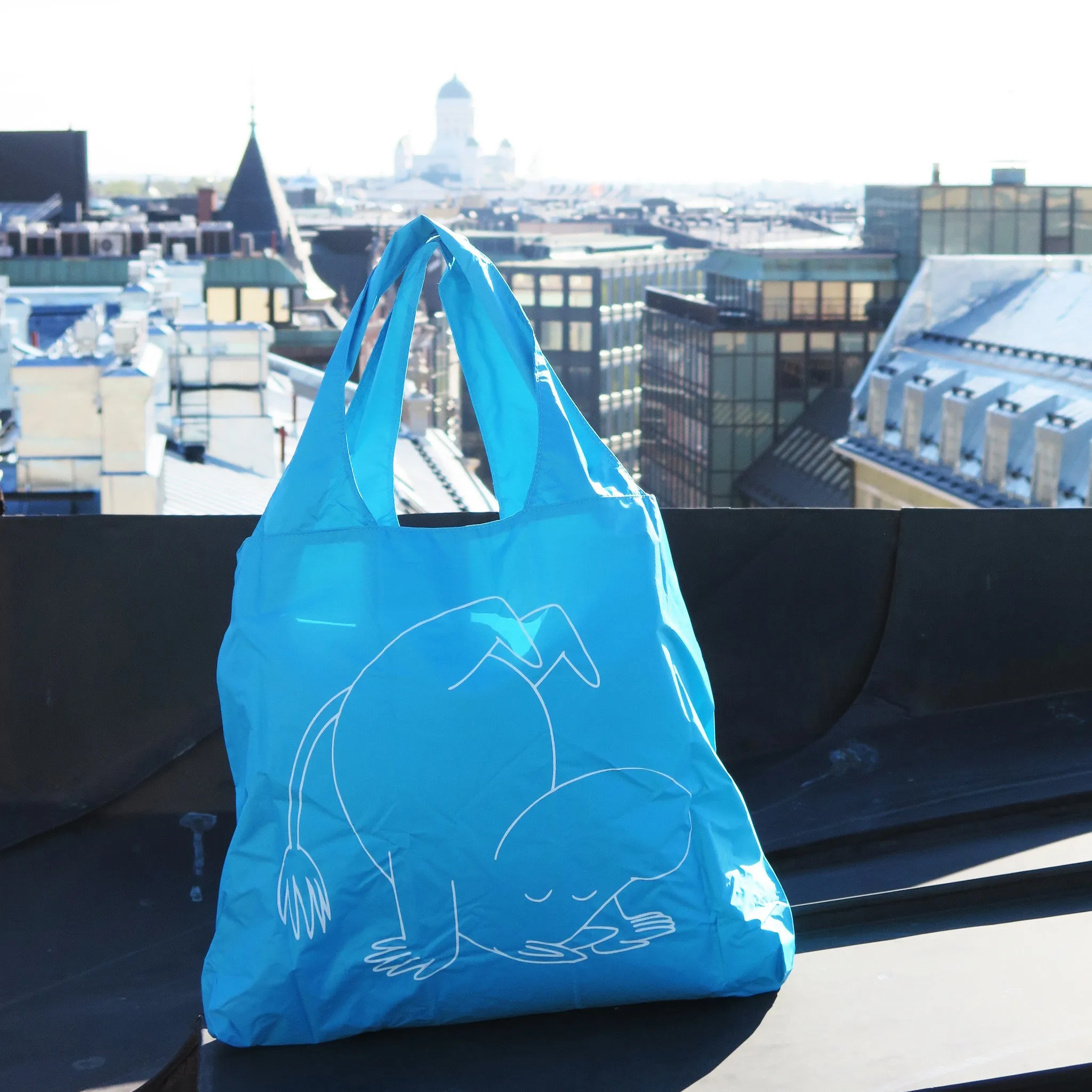 Eco carrybag Moomintroll turquoise