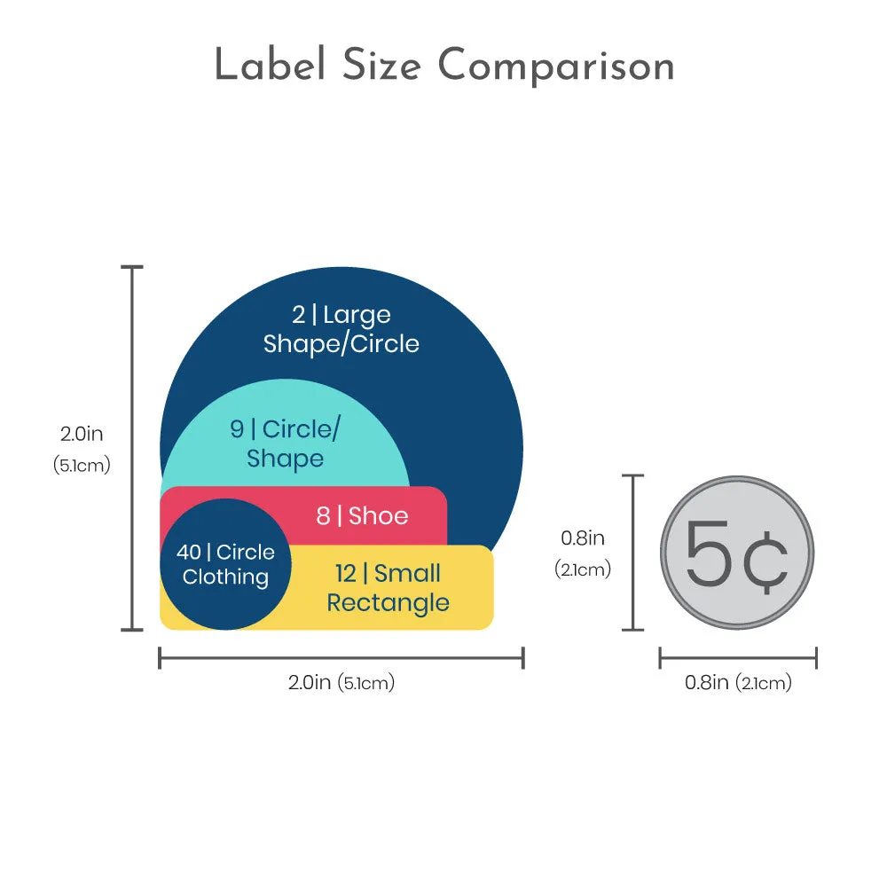 Elephant Preschool Labels Pack