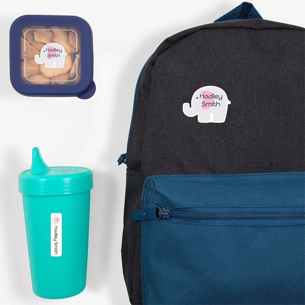 Elephant Preschool Labels Pack