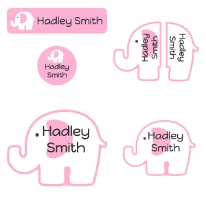 Elephant Preschool Labels Pack