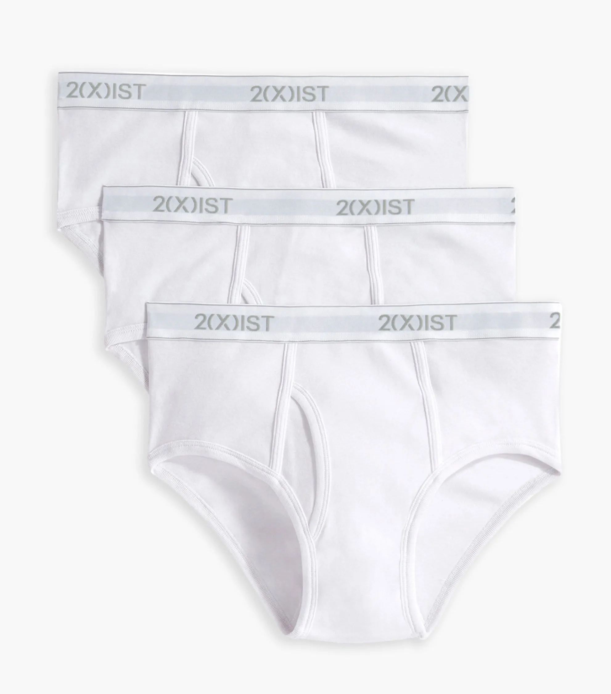 Essential Cotton Fly Front Brief 3-Pack