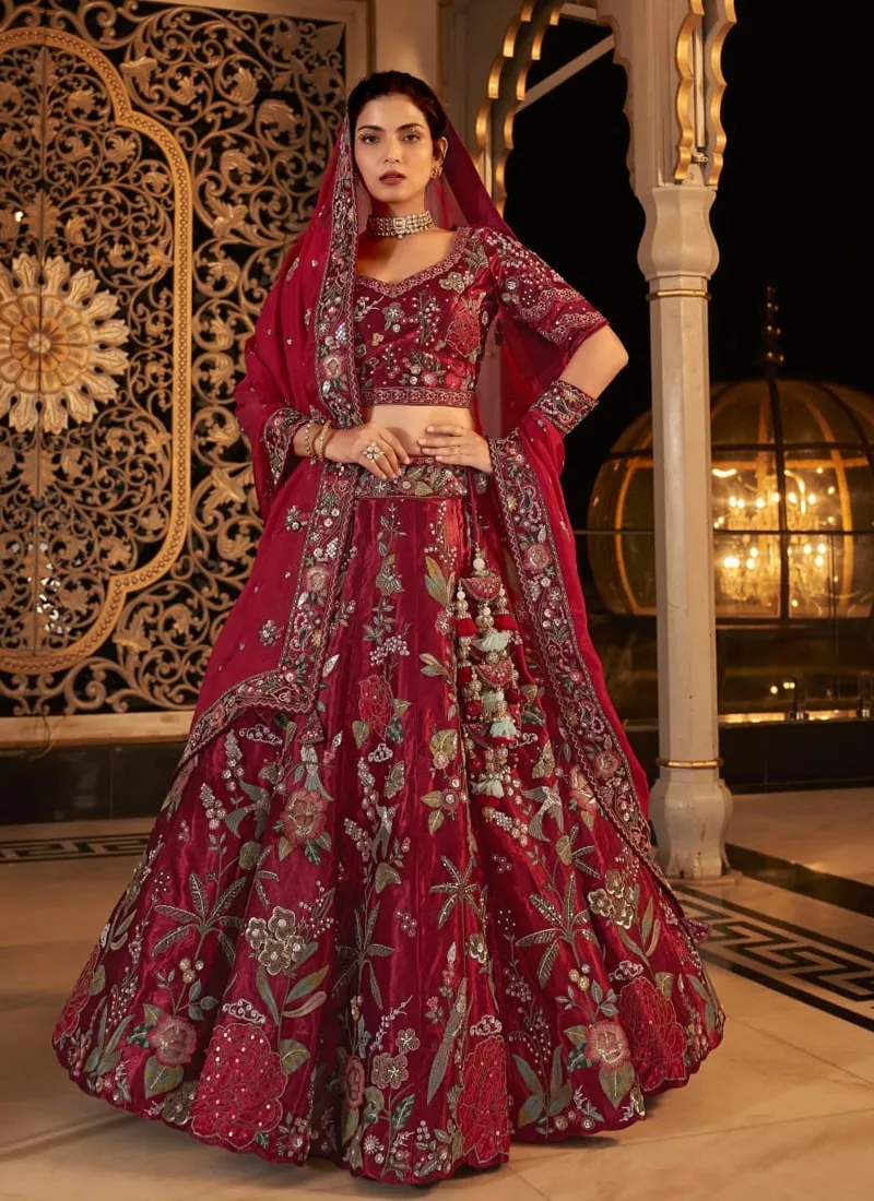 Exquisite Bridal Lehenga with Heavy Handwork