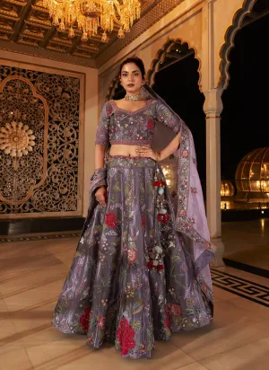 Exquisite Bridal Lehenga with Heavy Handwork