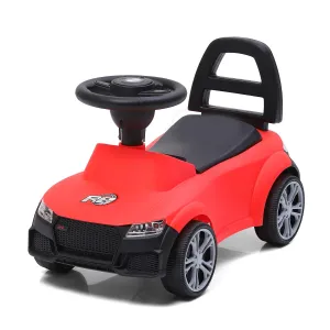 Fun Ride R8 Kids Push Ride On Push Car with Horn,Music, Light, Backrest and Under Seat Storage - 1 to 3 Years Universal Wheels, Kids Indoor/Outdoor Toy Car for Boys&Girls- (Upto 20 Kg),Red