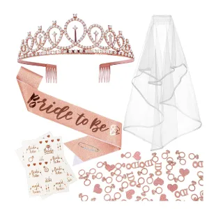 Gaciban Bachelorette Party Decorations | Bachelorette Party Supplies Kit 6 Pack With Bride To Be Sash