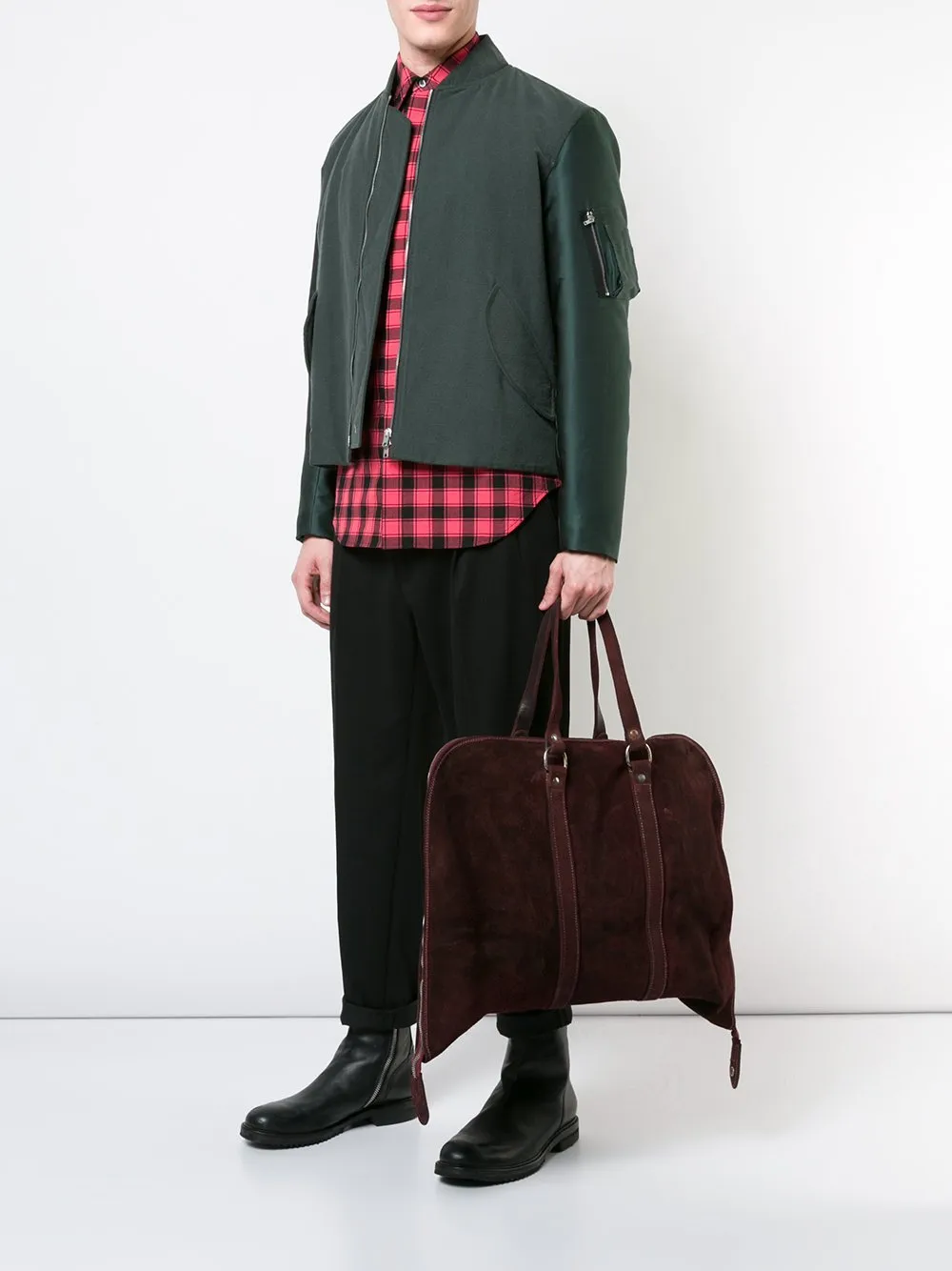 GB2A Soft Horse Reverse Weekender Bag