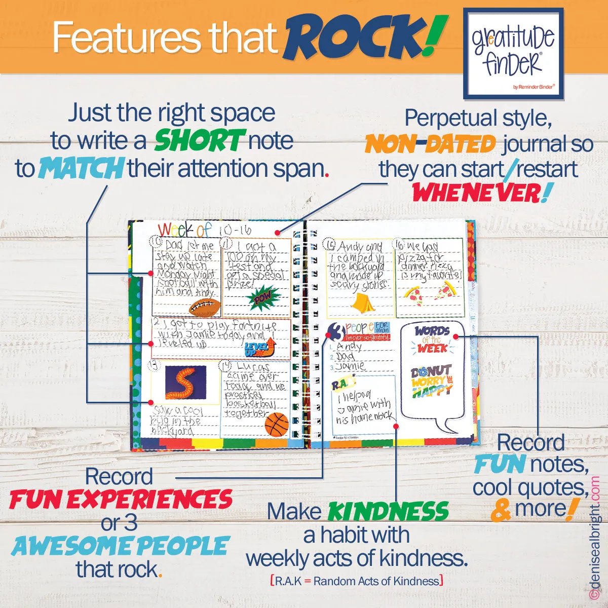 Gratitude Finder® Journals FOR BOYS
