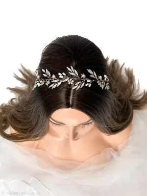 Hazel Crystal Hair Vine