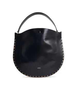 Isabel Marant 'Oskan' Black Soft Leather Bag Women