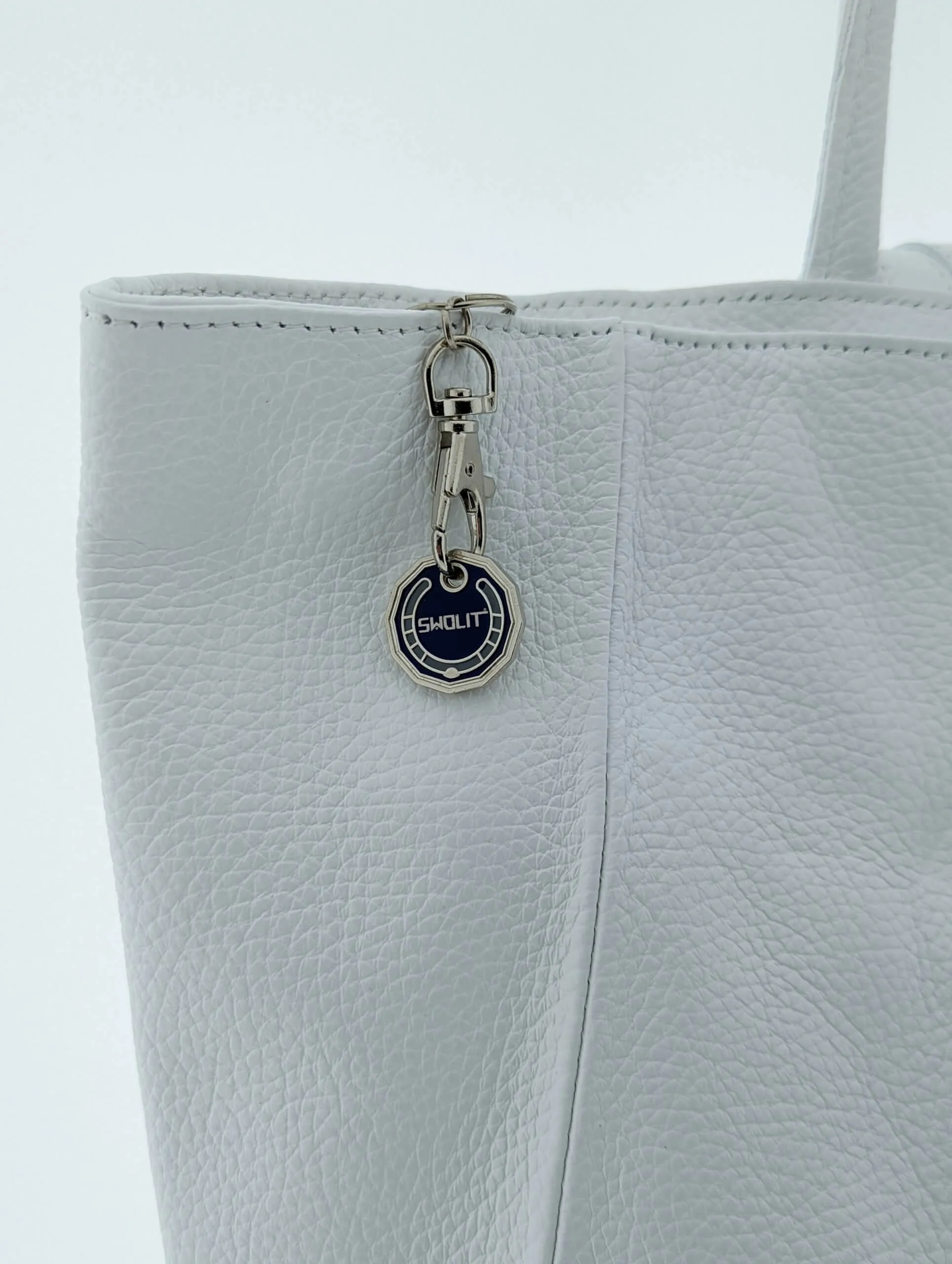 Italian Designer Soft Leather Folding Backpack -Multiuso - Pure White