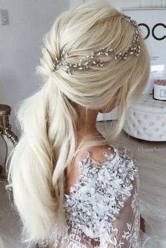 Kara -Silver Hair Vine